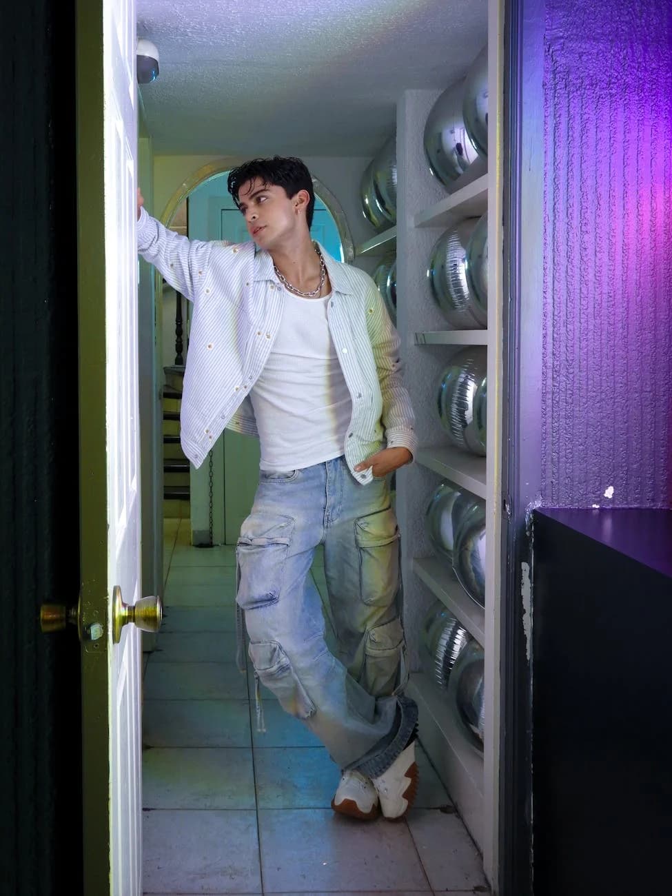 Trendy Young Man In Casual Outfit Posing 4