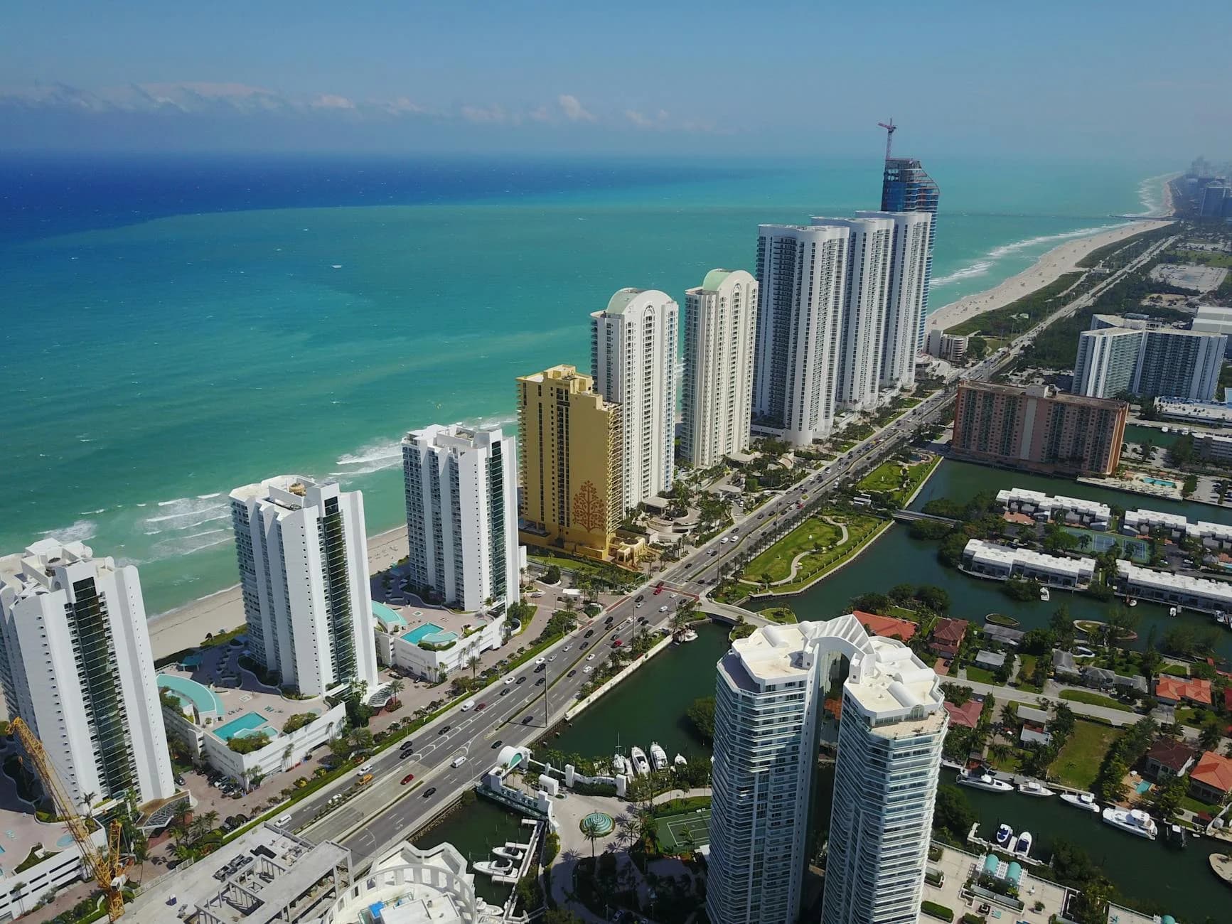 Stunning Aerial Panorama Of Sunny Isles 1