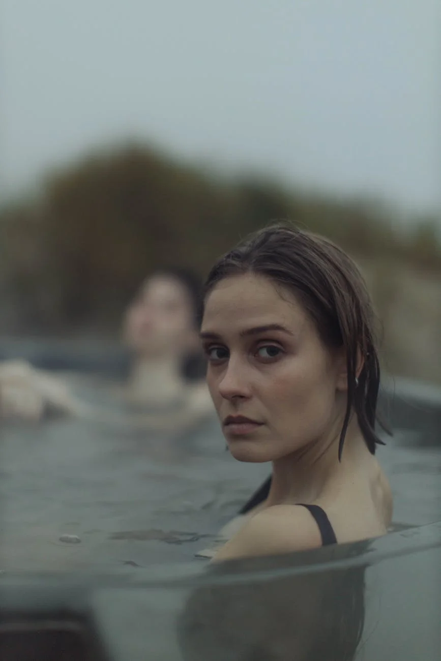 Two Women Enjoy A Relaxed Moment In An O 2