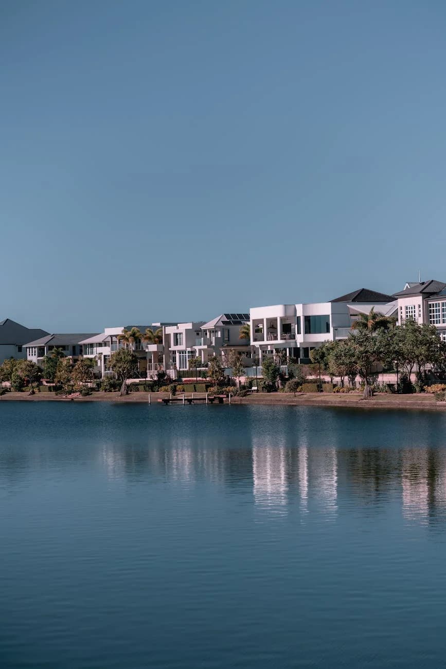 Scenic View Of Modern Waterfront Villas 1