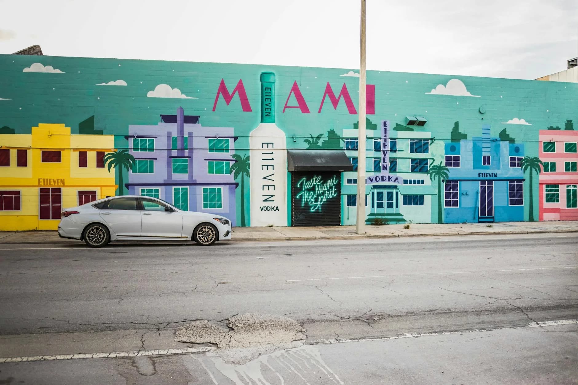 Colorful Miami Mural Featuring E11Even V 1