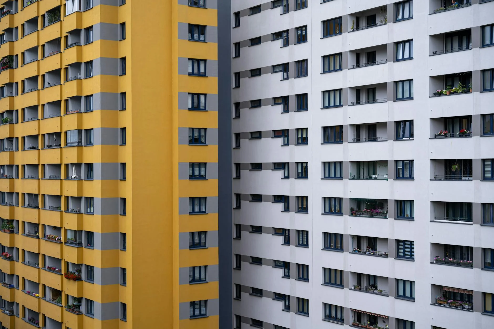 Colorful High Rise Buildings In Berlin S 2
