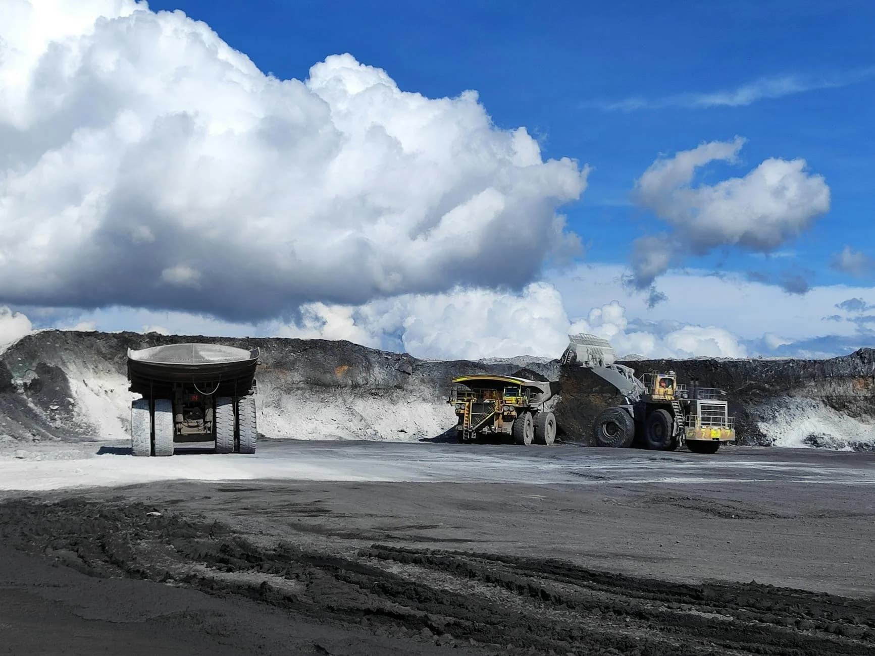 Open Pit Mine With Large Trucks And Exca 2