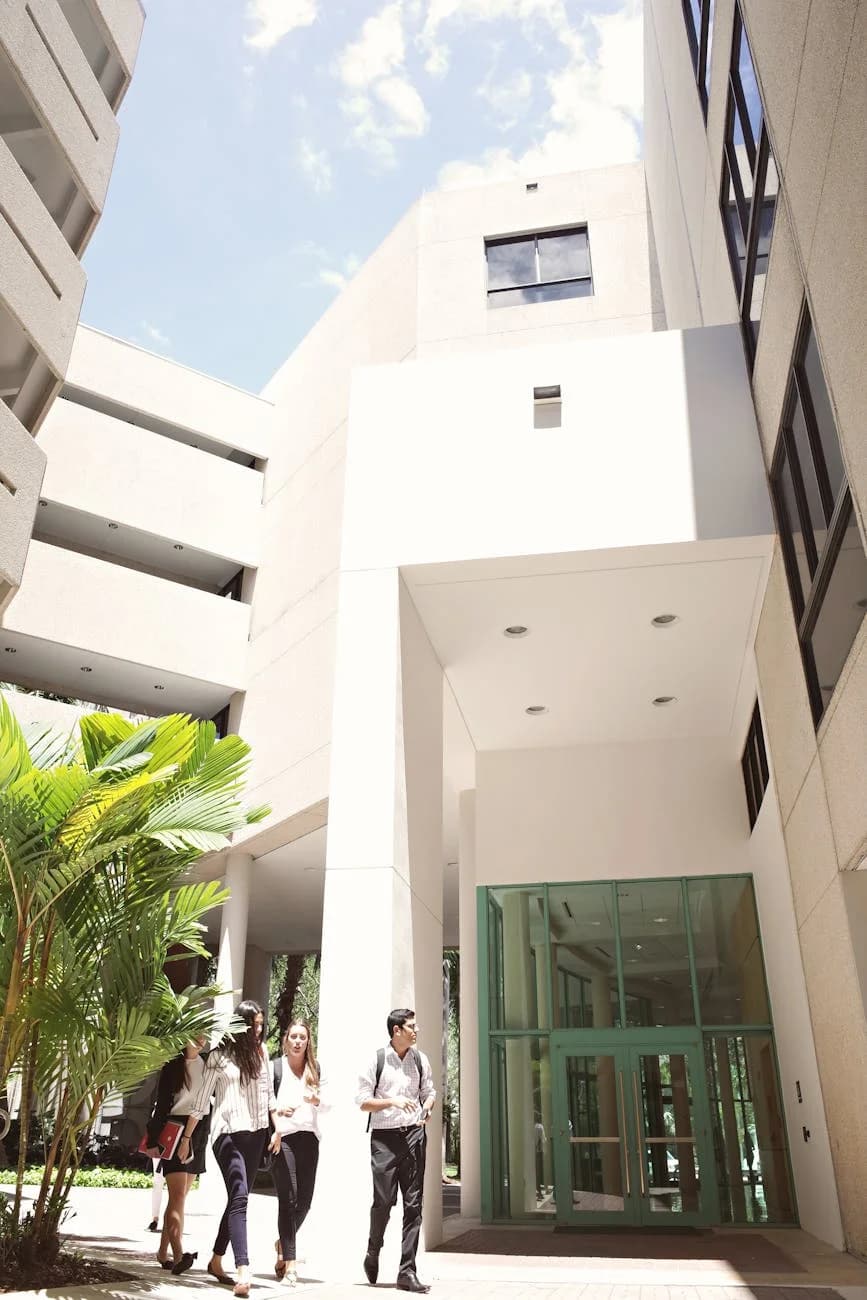 Students Walking On The Bright Universit 1