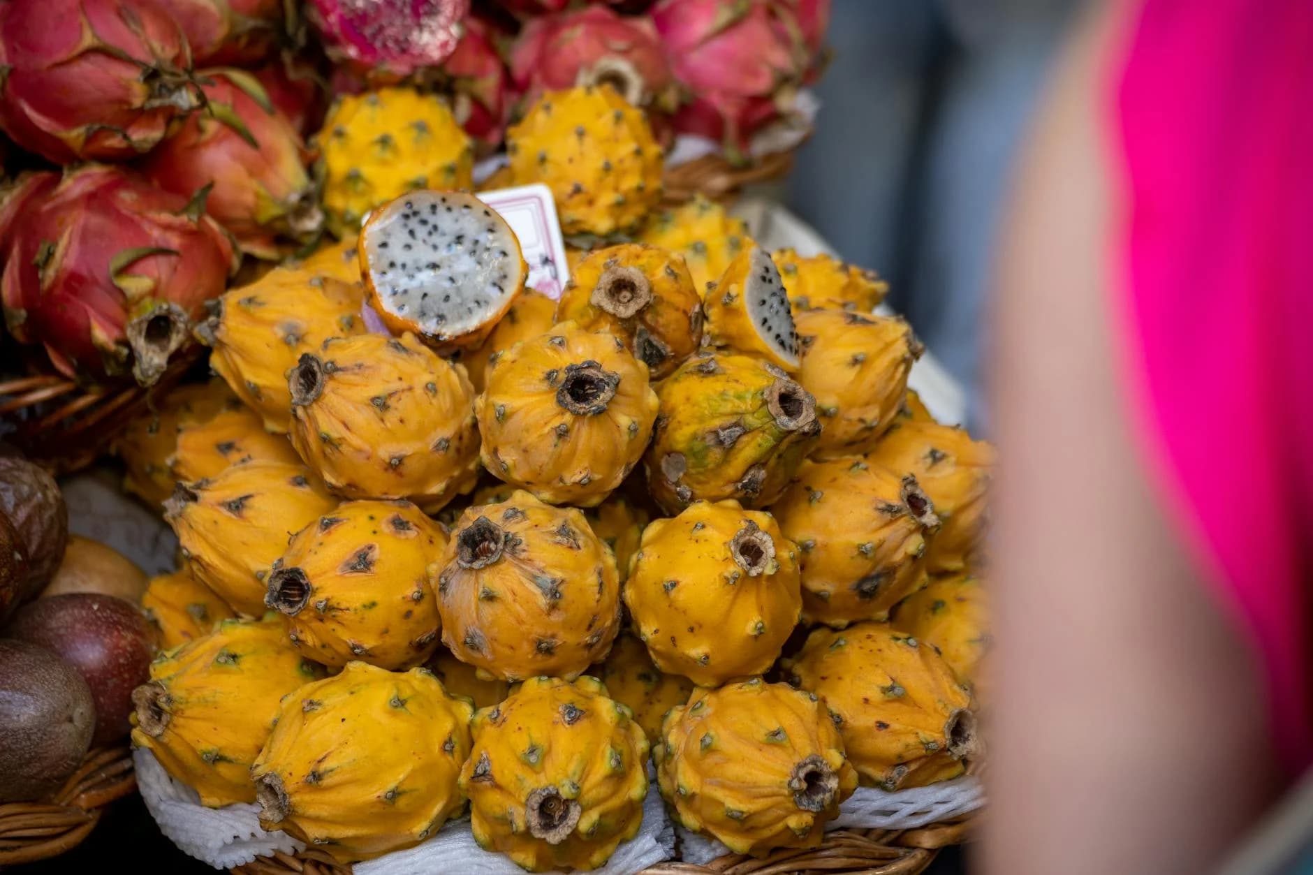 Close Up Image Of Yellow Pitaya Fruits I 3
