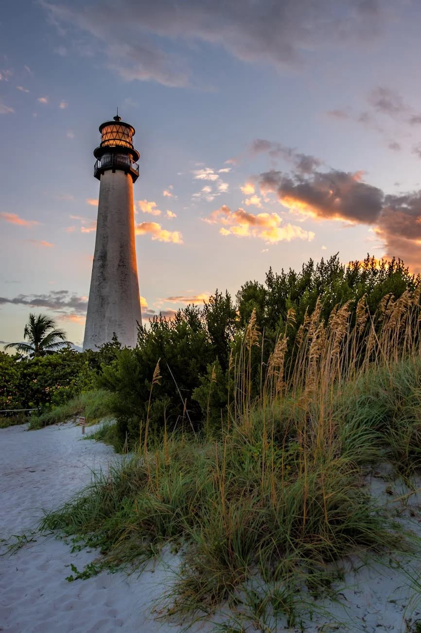 Cape Florida Lighthouse Surrounded By Be 4