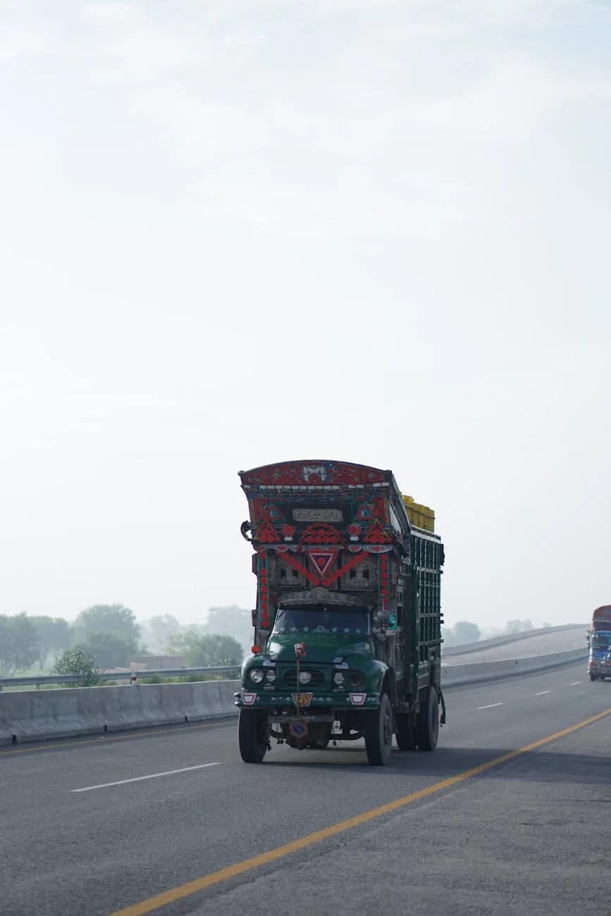 Decorative Pakistani Cargo Truck Traveli 2