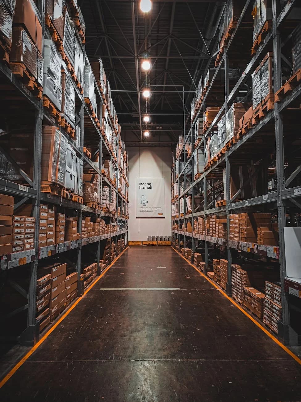 A Well Organized Warehouse Aisle With St 4