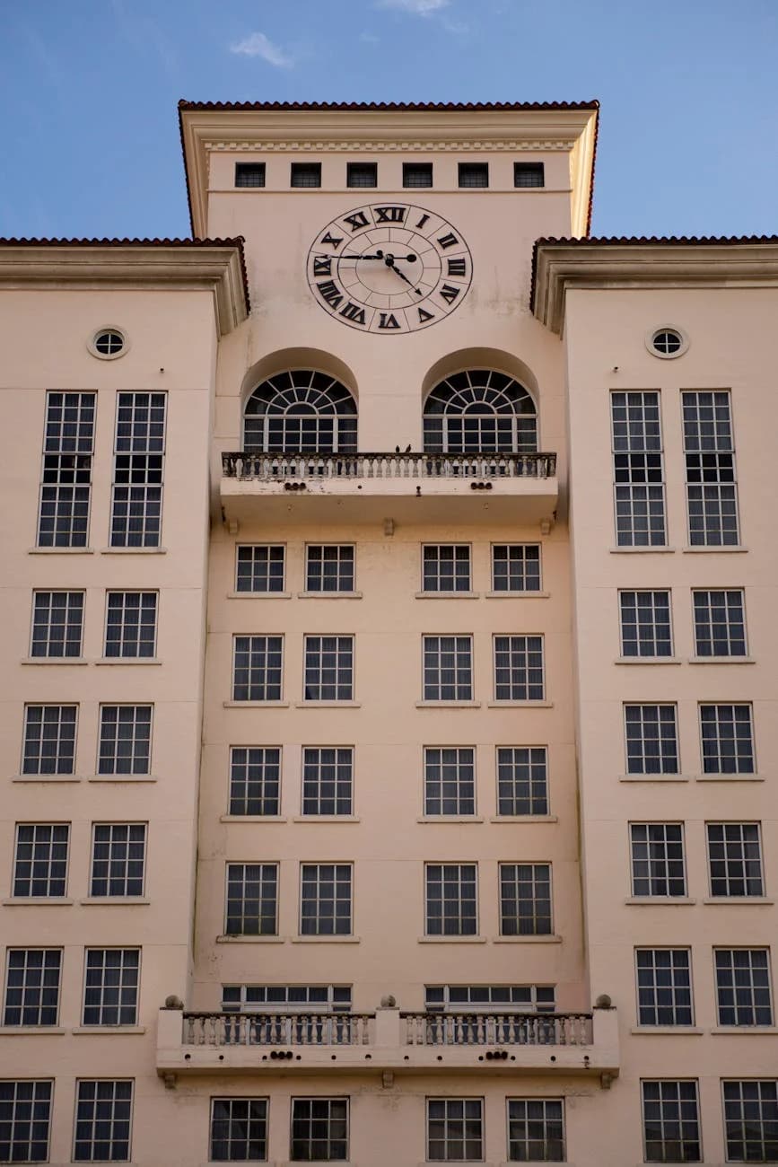 Facade Of An Elegant Building With A Pro 1