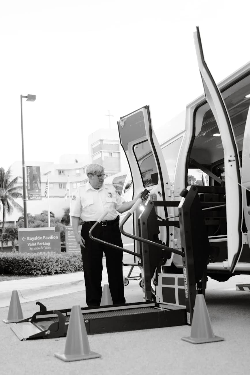 A Person Demonstrating The Use Of A Van 2