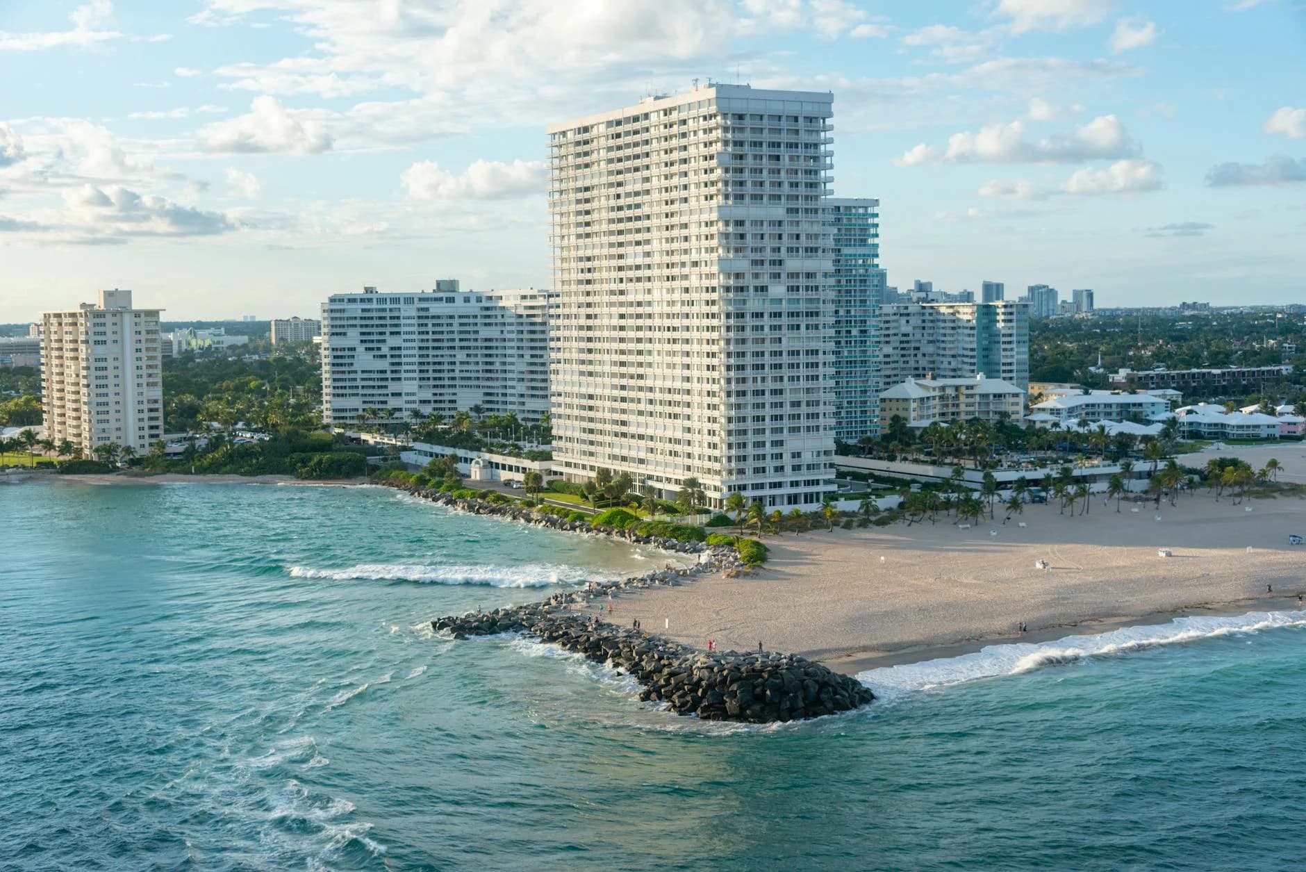 Aerial View Of Bal Harbour Beachfront An 2