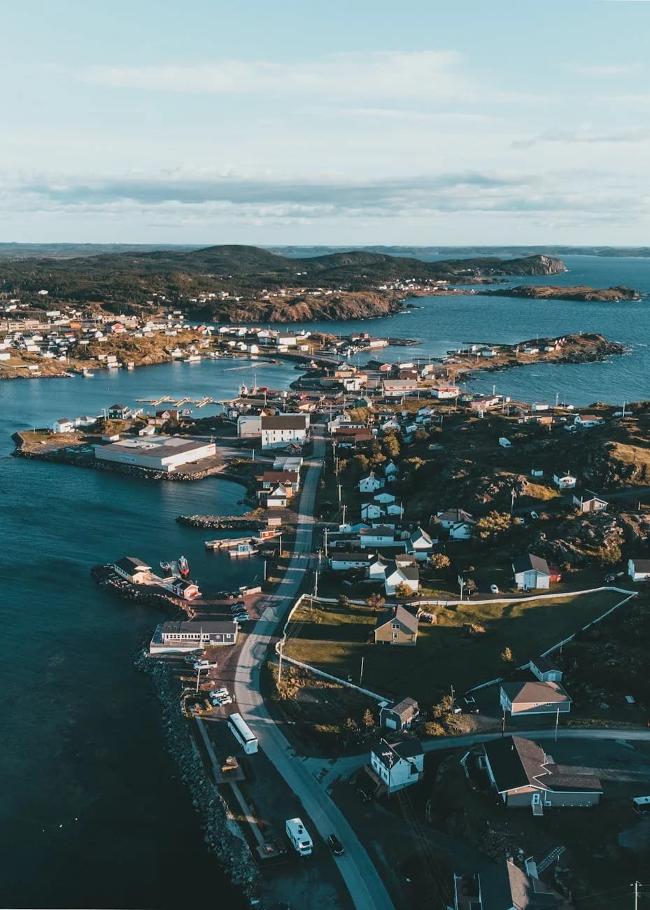 Drone Shot Capturing A Scenic Coastal To 2
