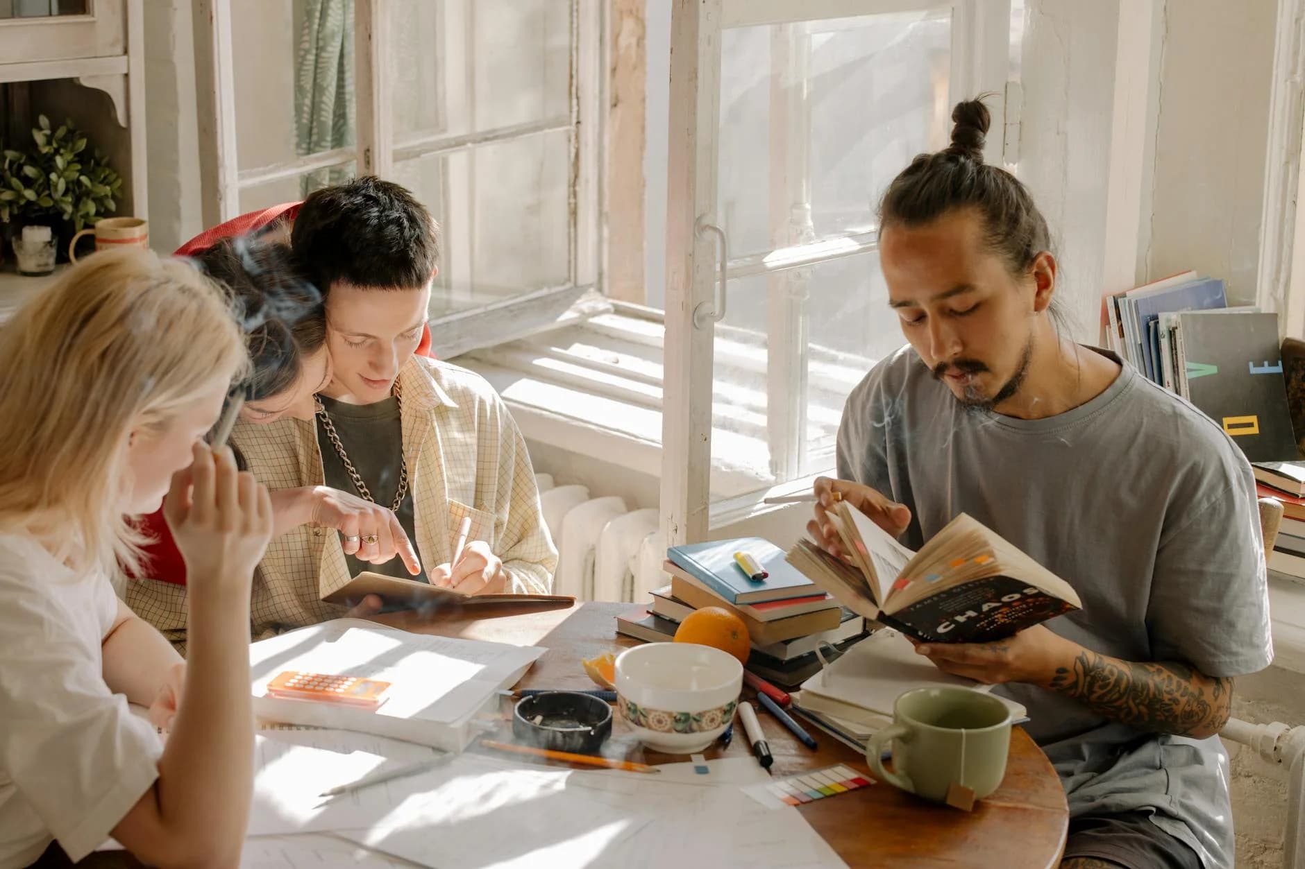 Group Of College Students Collaborating 3