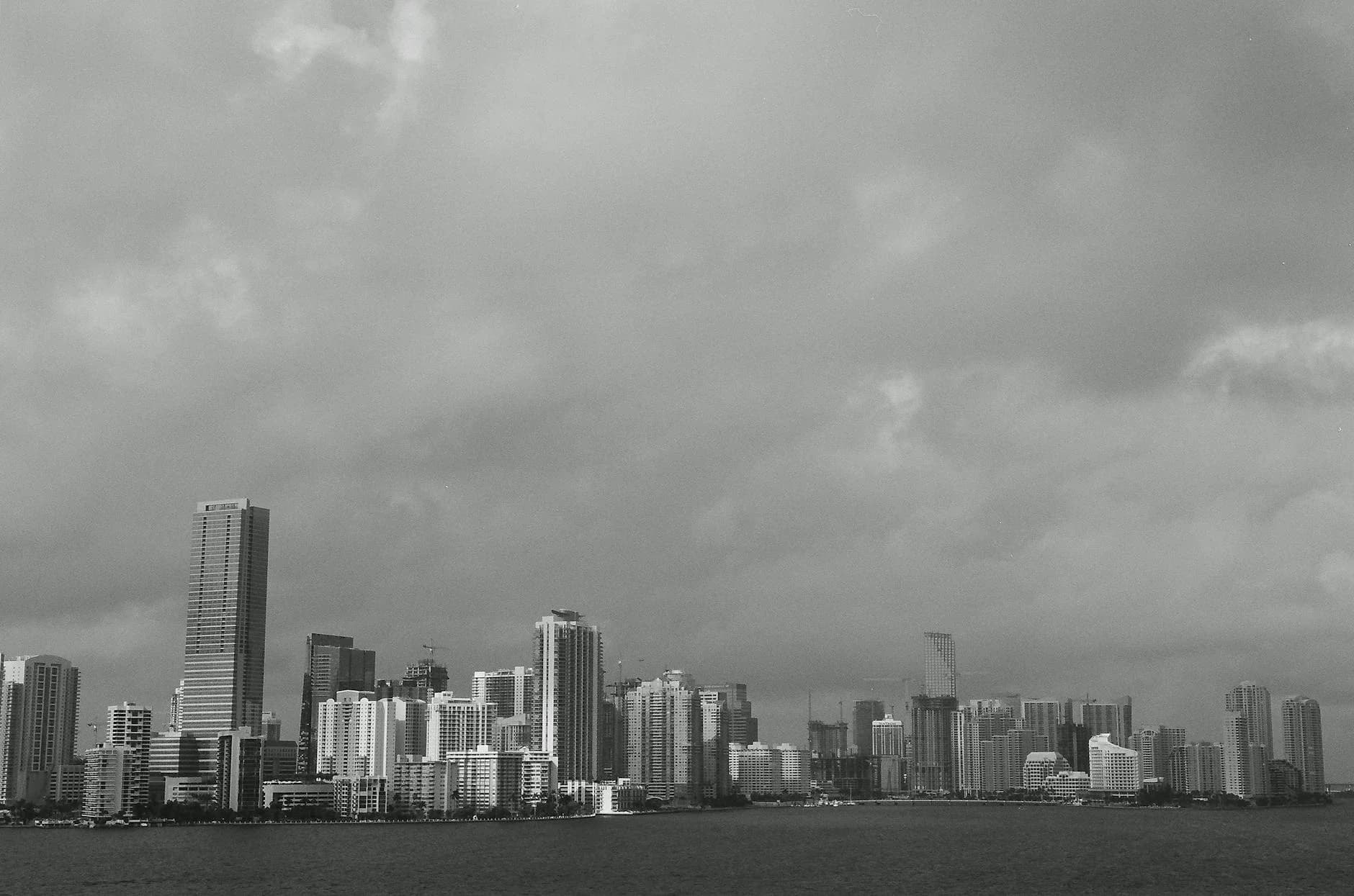 Loc Dramatic Black And White Photo Of The Mi 1
