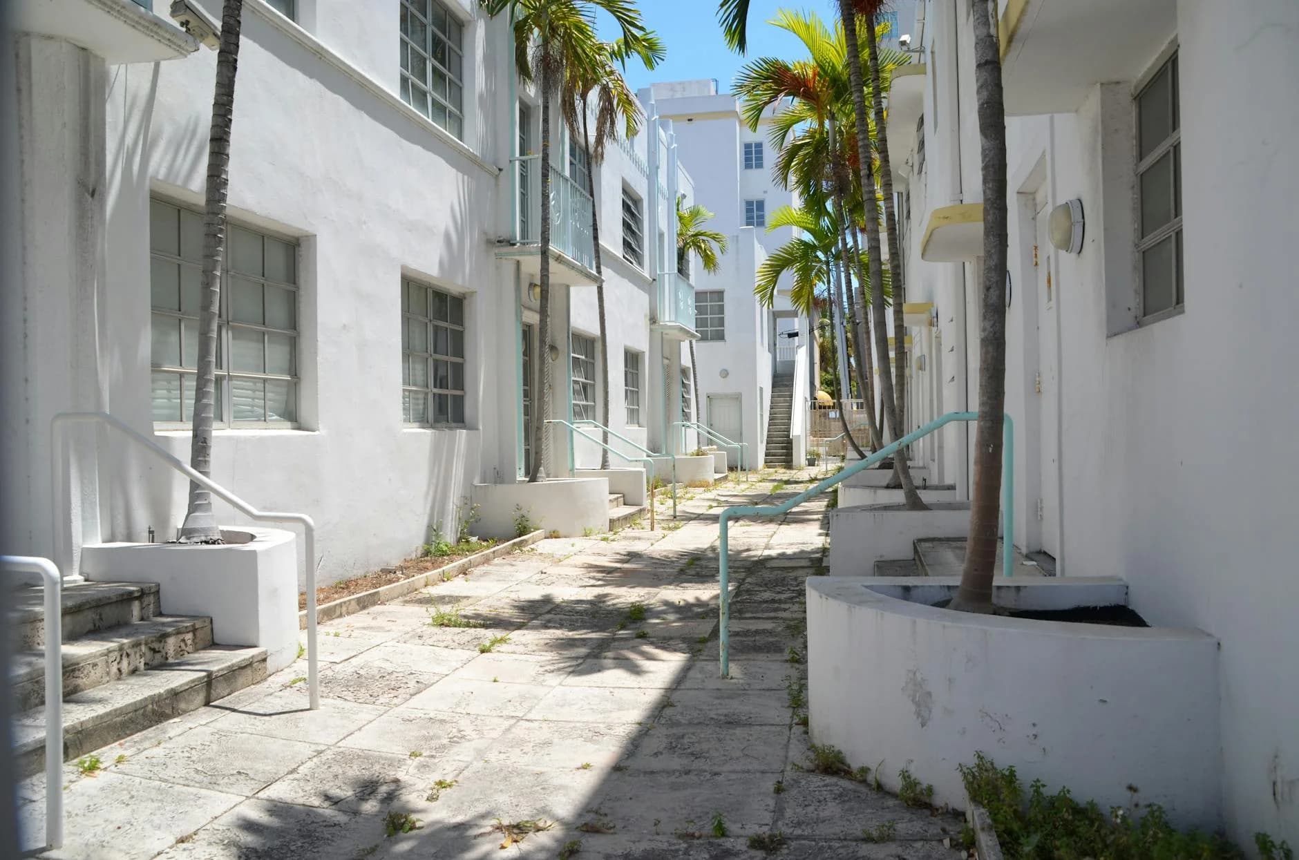 Empty Alley With Art Deco Architecture I 1