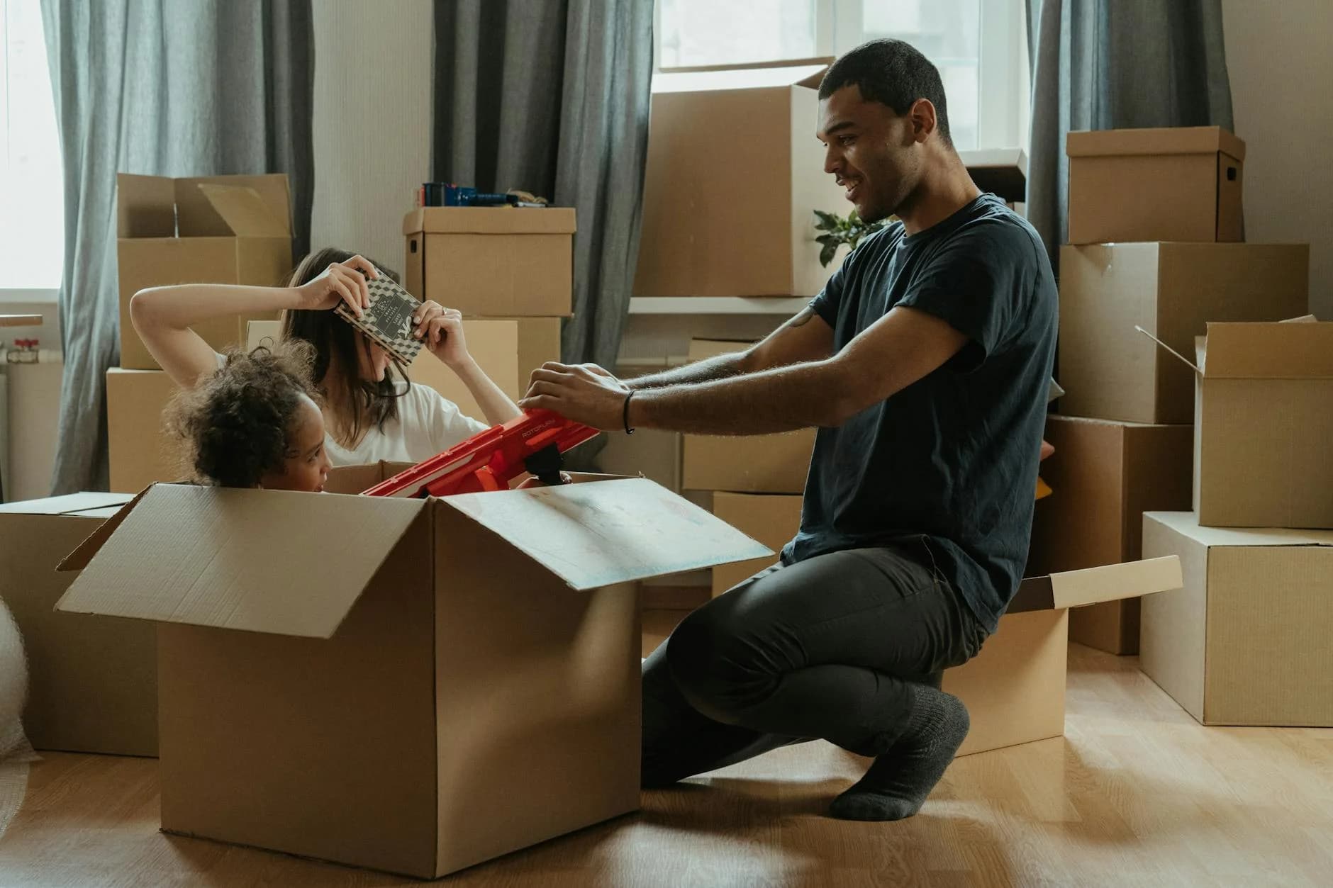 A Family Creatively Makes Unpacking Fun 4