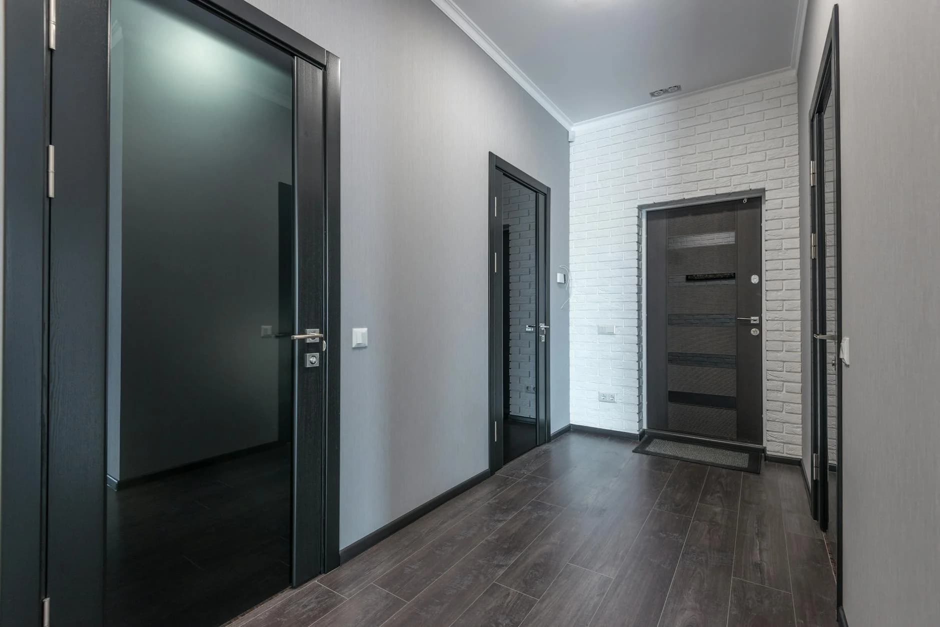 Interior Of Empty Spacious Corridor With 5