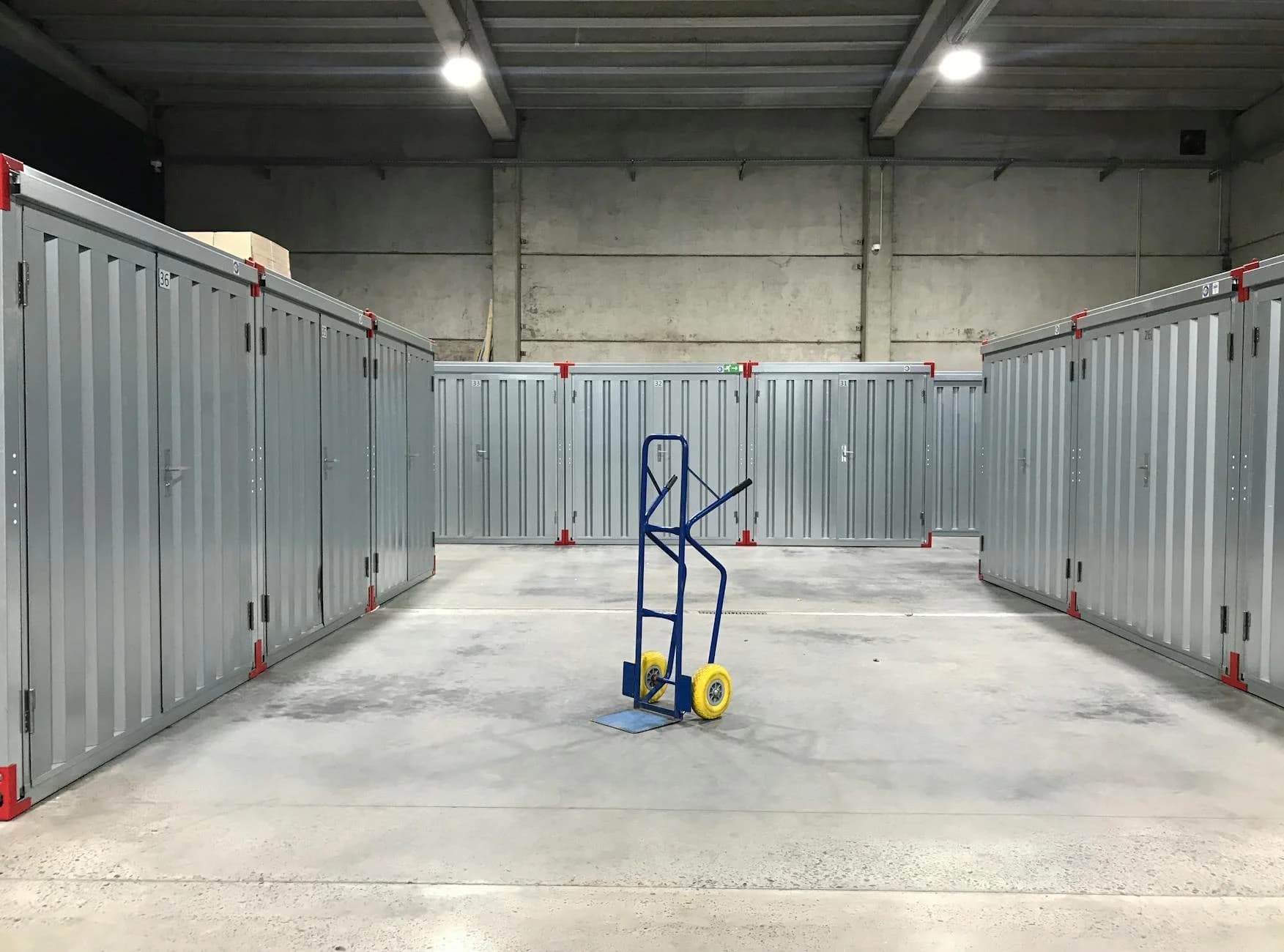 Steel Storage Units In An Industrial War 3